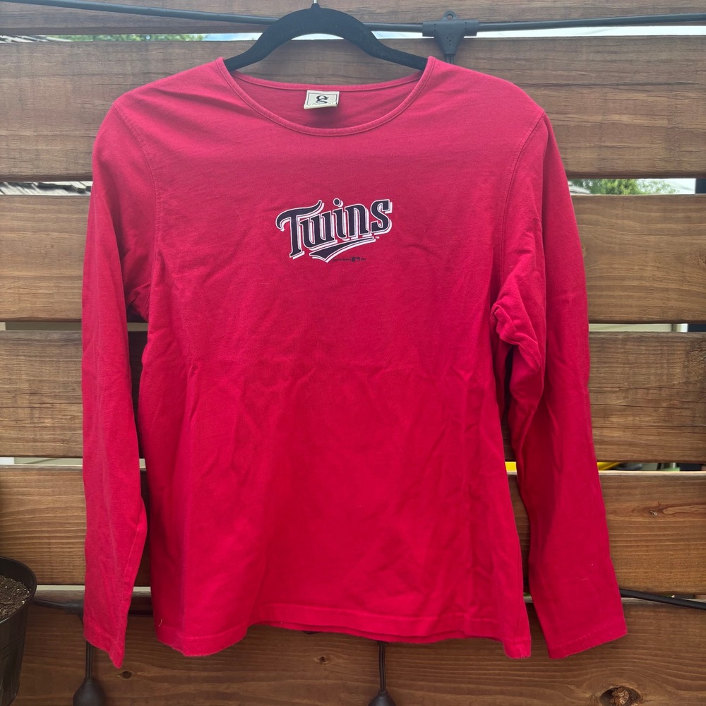 Gear For Sports Minnesota Twins Shirt Womens Medium Red Excellent 2004 Vintage